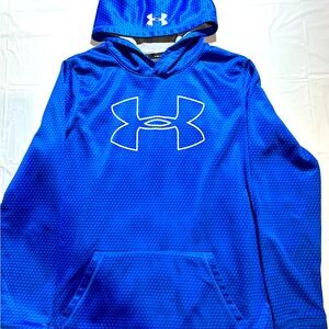 Boys Blue Under Armor hoodie, great condition!!